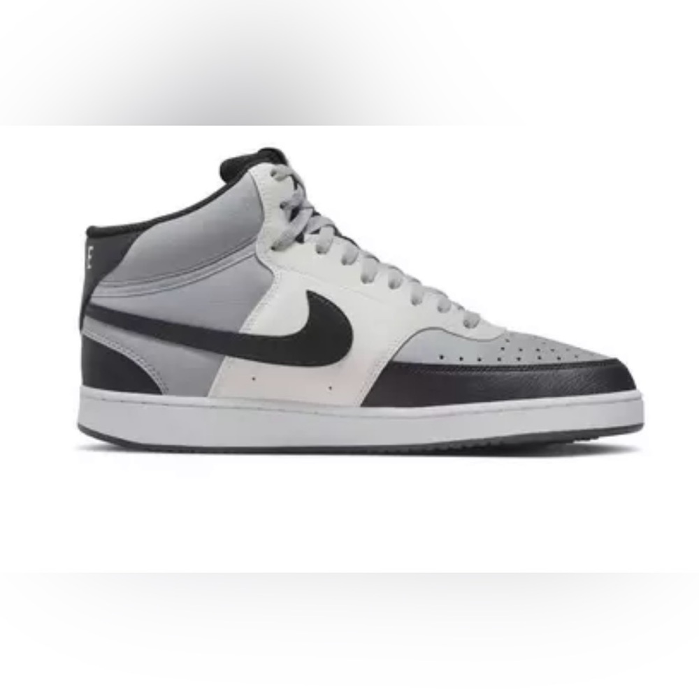 Nike Court Vision Mid Next Nature "Light Smoke Grey/Black/Sail" Men's Shoe